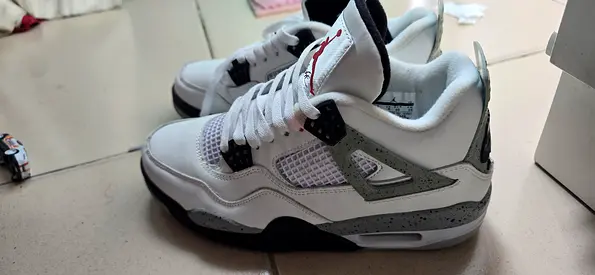 Air Jordan 4 Retro - White/Green