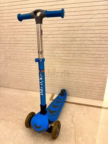 Blue Kick Scooter for Kids
