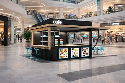 Custom Food Kiosk Dubai | Kiosk For Shopping Mall