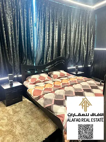 شقة مفروشة بالكامل بغرفة نوم واحدة | إطلالة كاملة على الخور | شرفة واسعة | موقف سيارات | 50 ألف درهم إماراتي سنوياً