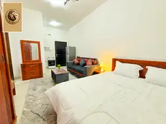 Fully furnished studio for monthly rent in Al Rawda 2 area – behind Al Rawda Bridge, close to Abay