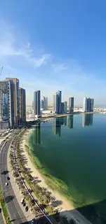 For Rent 2Bedroom Apartment with Living Room – Stunning Front Lake View in Al Khan