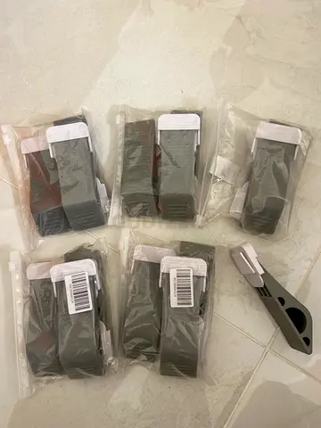 A door stopper wedge made of thermoplastic rubber, designed to securely hold doors on various floor