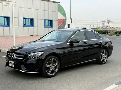 MERCEDES C 200 AMG PACKAGE - 2015 - 43,000 kms - FULL OPTION - JAPANESE SPEC