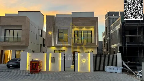 فيلا بسعر شامل رسوم التسجيل والتمليك على الشارع الرئيسي جاهزة للسكن في أرقي مناطق عجمان تملك حر لجميع الجنسيات بدون دفعة مقدمة..