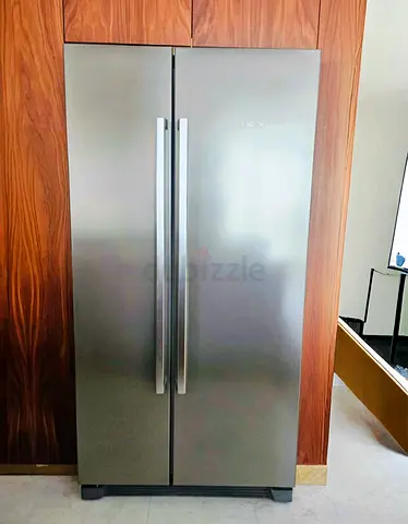 Bosch Side-by-Side Refrigerator – 90 cm Width × 180 cm High | Premium German Engineering