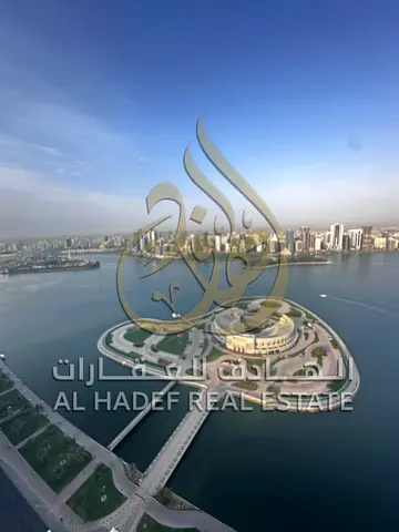 🏠 4-Bedroom Apartment with Maid Room for Annual Rent in Al Majaz 3 – Front View, Three Balconies, Gym, Pool & Premium Amenities