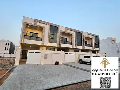 فرصة ذهبية لامتلاك فيلا تاون هاوس بالحليو 2 عجمان | 5 غرف ماستر | تصميم عصري | ارتداد واسع 9 متر | قرب مجتمع أزهى | شامل رسوم التسجيل