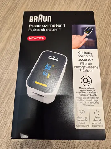 Braun Pulse Oximeter 1 - Reliable Health Monitoring Device