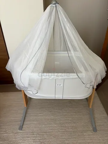BabyBjörn Cradle baby newborn bassinet white with canopy