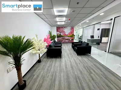 مساحات مكتبية متكاملة الخدمات للإيجار | مبنى تجاري جديد | شروط مرنة | موقع مركزي | جاهز للسكن