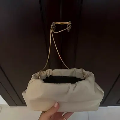 Mango Cream Clutch Bag