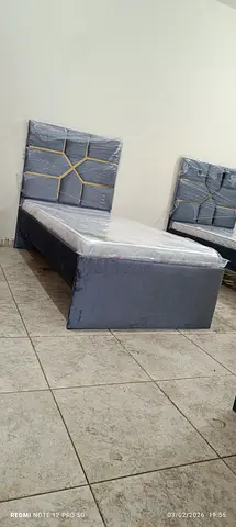 We are selling single 90x190 size bed with mattress brand new available