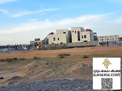 Land for sale 280 sqm opposite Azha Compound with G+2 building permit, prime location, ideal for investment or building a modern residential villa