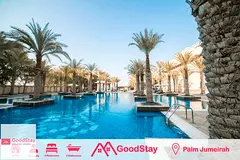 Spacious 2-bedroom beachfront apartment with pool