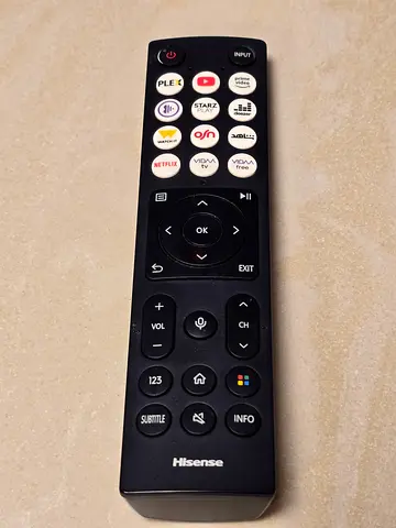 Hisense TV remote control