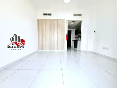 ( MONTHLY PAYMENTS )12 CHEQUES - SPACIOUS STUDIO WITH BALCONY AVAILABLE FOR FAMILY - RENT 38K - CAR PARKING + GYM FREE