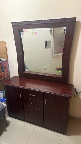 Large Dressing Table with Mirror