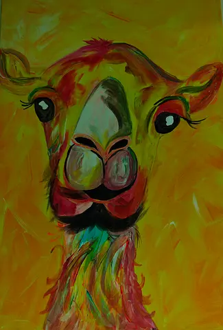 Vibrant Camel Artwork