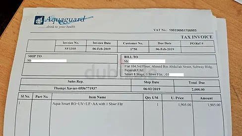 8 Stage Water Filter RO+UV+UF+AA