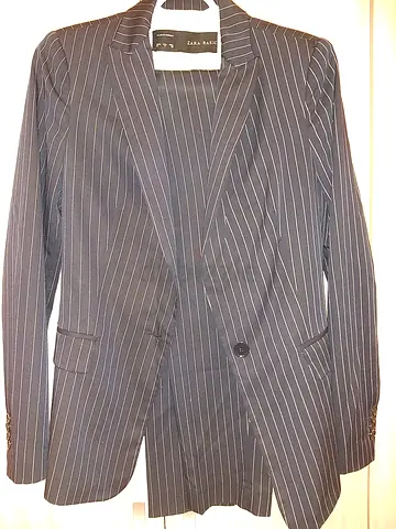 Ladies business suit Zara Dark Blue S