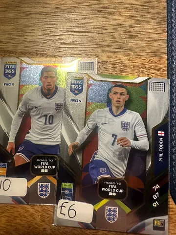 Football cards panini WORLD CUP ENGLAND CARD I will