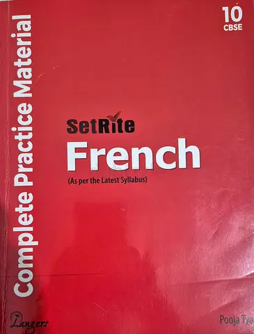 Grade 10 french book