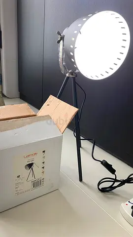 Black table lamp