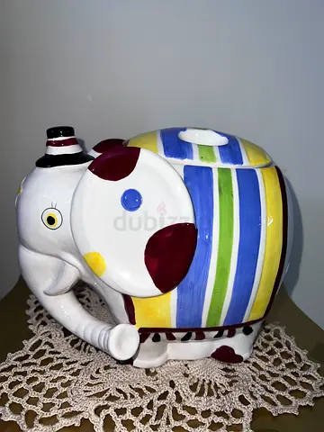 Elephant Decorative jar box for kitchen