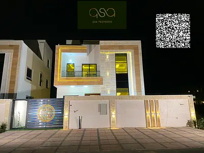 Luxury villa for sale in Al- Helio 2 - 4 bedrooms + private roof, with a modern design and high-end finishes, spacious area