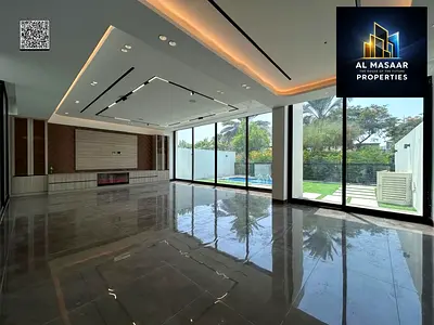 In the heart of the Al Zorah golf courses, a smart villa fully equipped with air conditioning, electricity, and water, ready for immediate occupancy.