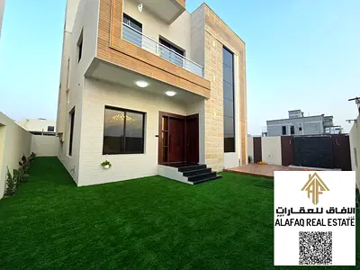 فيلا مودرن للبيع في الحليو 2 بعجمان أربع غرف ماستر مع روف وتشطيب فاخر وسعر شامل الرسوم قابل للتفاوض