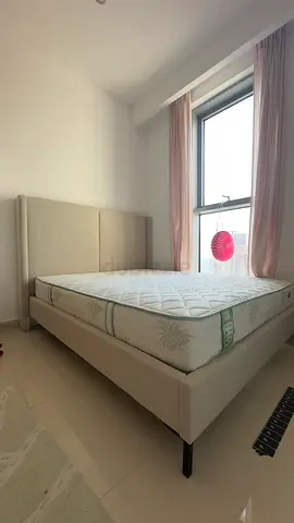 Stylish Bed Frame with Mattress