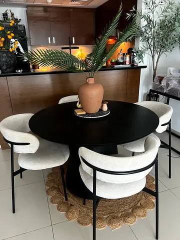 Modern Dining Table with Stylish Chairs