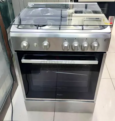 Whirlpool four burner full gas cooker size 60cm
