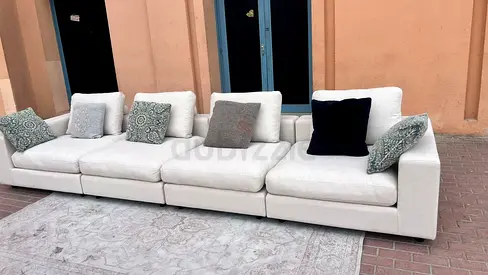 Marina home Modular sofa with footstool