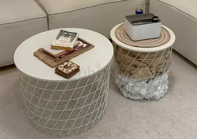 Stylish Wire Mesh Side Tables