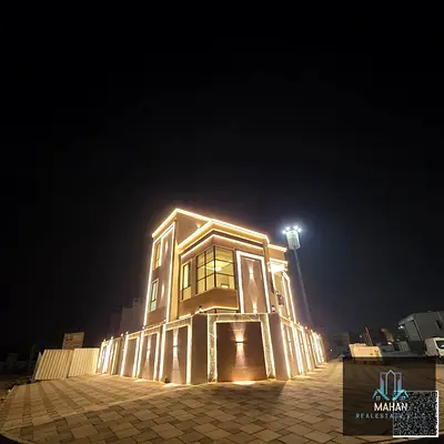 Villa for Sale – Corner Plot on Two Streets (3 Floors) Price: 1,880,000 AED – Including registration and ownership transfer fees Prime location with super deluxe finishing, directly from the owner. Mo