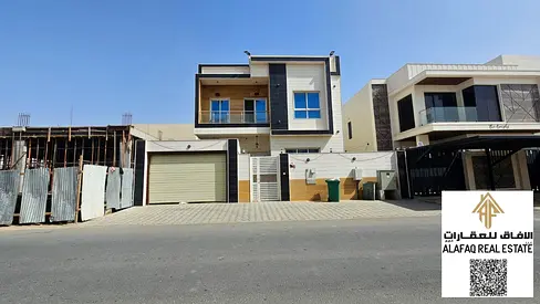 Luxury Villa for Rent in Al Yasmin, Ajman with Five Bedrooms, Seven Bathrooms, Majlis, Family Living Hall, Maid Room, Spacious Areas, and Prime Locati