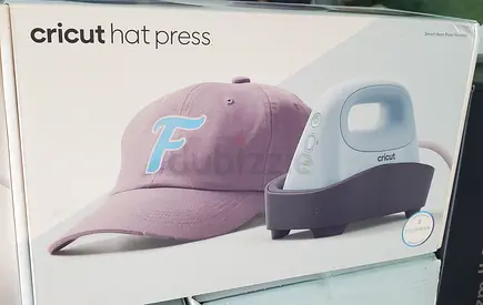 Cricut Hat Press Starter Kit - Includes Hat Heat Press  3 Blank Ball Caps