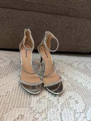 Elegant Bebe Silver Heels