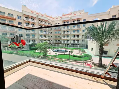 ( MONTHLY PAYMENTS )12 CHEQUES - SPACIOUS STUDIO WITH BALCONY AVAILABLE FOR FAMILY - RENT 38K - CAR PARKING + GYM FREE