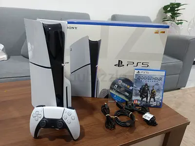 Sony PS5 (Disc Edition) Bundle Jumbo Warranty - LIKE BRAND NEW - Barely Used Only 73 hours Played!