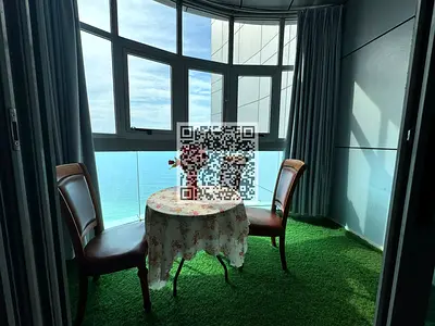 FULL SEA VIEW 2BHK+MIADSROOM FURNISHED APARTMENT WITH PARKING AVAILABLE IN CORNICHE TOWER