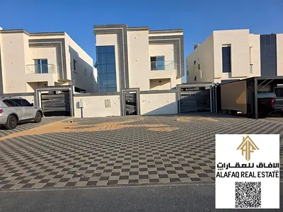 Annual Rental Villa in Al Zahya, Ajman – Five Master Bedrooms, Spacious Layout, Quiet Location with Four Installments