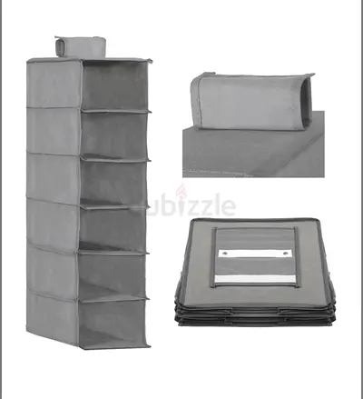 Springos Hanging Organizer for Storage of Clothes, Underwear, Accessories, Toys, 120 x 30 x 30 cm (A