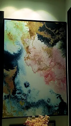 Masterpiece, vibrant wall painting