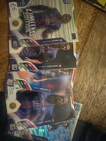 Football cards panini LIMITED EDITION