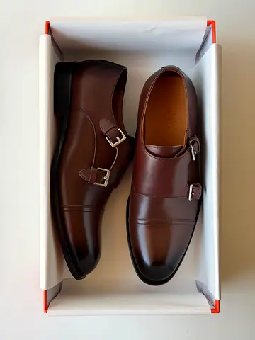 Hermes Brown Leather Shoes