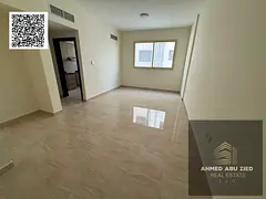 For annual rent in Ajman, Al Jurf 3 – first occupancy, master bedroom and living room with super d